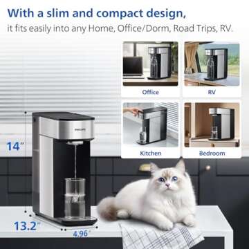PHILIPS Reverse Osmosis Water Filter Dispenser for Pure Water