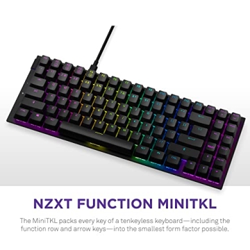 NZXT Function Mechanical Gaming Keyboard - Customizable RGB & More