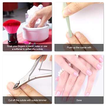 Stainless Steel Cuticle Nippers Set for Perfect Nail Care