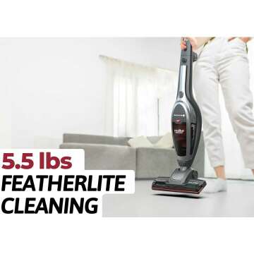 Roomie Tec SlimVac Cordless Vacuum - Lightweight & Powerful