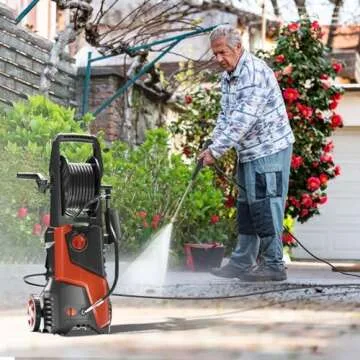 Electric Pressure Washer 5000PSIMax 3.5GPM Pressure Washer with 20 Ft Hose 16.3 Ft Power Cord, Making It Perfect for Cleaning Cars, Pool, Patio