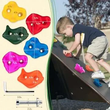 Trymaker Rock Climbing Holds for Kids & Adults 30PCS