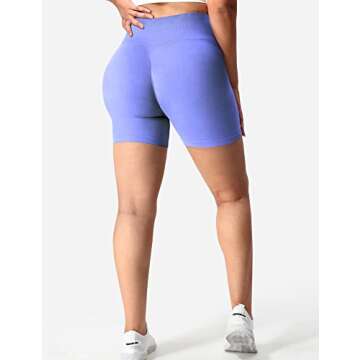 YEOREO Women Intensify Seamless Athletic High Waisted Shorts