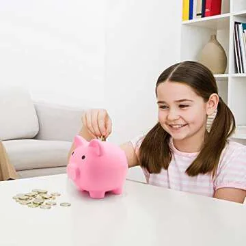 Fireboomoon Cute Pig Money Bank for Kids and Adults