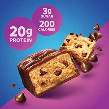 High Protein Pure Protein Bars, Chewy Chocolate Chip Snack