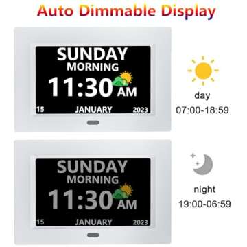 MRCHYDZ 7 Inch Digital Clock: Perfect for Seniors