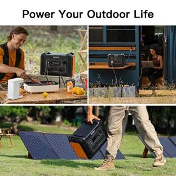 OUPES 2400W Portable Power Station for Camping & RV