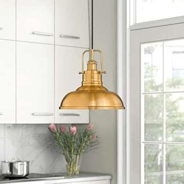 Zeyu Industrial Farmhouse Pendant Lights - 2 Pack