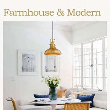 Zeyu Industrial Farmhouse Pendant Lights - 2 Pack