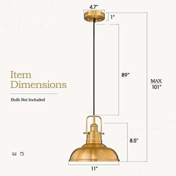 Zeyu Industrial Farmhouse Pendant Lights - 2 Pack