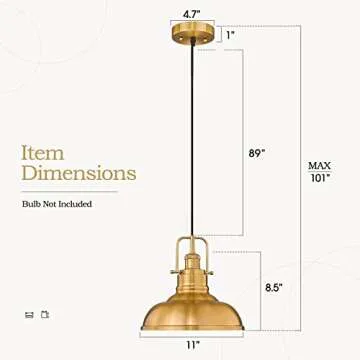 Zeyu Industrial Farmhouse Pendant Lights - 2 Pack