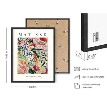 HAUS AND HUES Aesthetic Posters, Matisse Poster - Set of 6 Matisse Wall Art, Wall Posters Aesthetic, Matisse Prints, Art Exhibition Poster, Mattise Art, Summer Matisse Art Print (11" x 14", UNFRAMED)