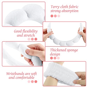 Stylish WSICSE Spa Headband & Wristband Set for All