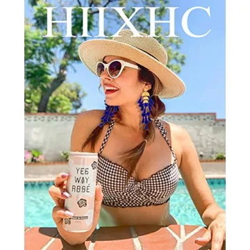 Stylish Sapphire Tassel Earrings for Trendy Women