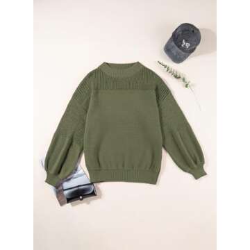 Stylish Dokotoo Fall Sweaters for Women 2024 Knit Pullover