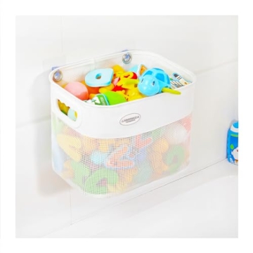 Ligereza Quick Scoop Baby Mesh Bath Toy Storage - 2X Capacity & Easy Drain