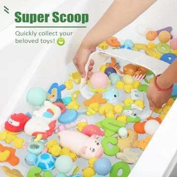 Ligereza Quick Scoop Baby Mesh Bath Toy Storage 2X Capacity