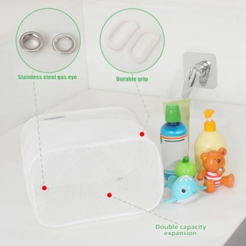 Ligereza Quick Scoop Baby Mesh Bath Toy Storage 2X Capacity