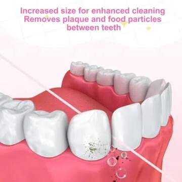 Baderke 6 Pack Dental Floss for Adults 30 M Waxed Oral Care Dental Floss for Family Pack Travel Teeth and Gum Protection Effective Plaque Removal, Shred Resistant, Slides Smoothly (Pink)