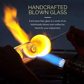 Final Touch Bottoms Up Double Wall Beer Glass - Perfect Gift for Beer Lovers