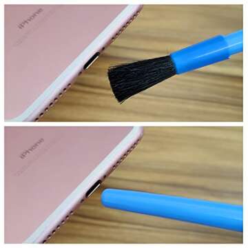 Medsuo 2pcs Air Blower with Soft Brush Manual Rubber Bulb Air Pump Dust Blower Cleaner for Camera Microscopes Telescope Eyepieces Guitars Filters Keyboards Records Cell Phones and Succulents