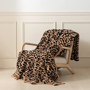 Ultra Soft Leopard Throw Blanket - Stylish & Cozy