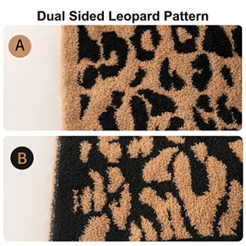 Ultra Soft Leopard Throw Blanket - Stylish & Cozy