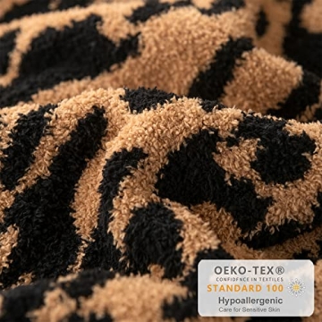 Ultra Soft Leopard Throw Blanket - Stylish & Cozy