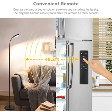 Elegant JOOFO Led Floor Lamp with Remote Control