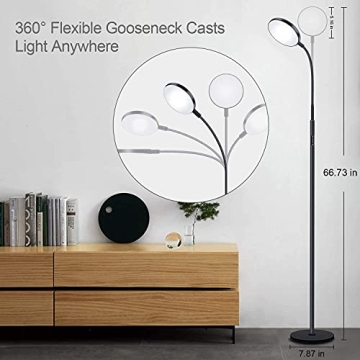 Elegant JOOFO Led Floor Lamp with Remote Control