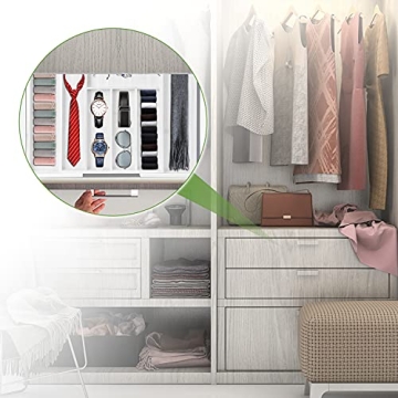 Stylish Pipishell Bamboo Drawer Organizer for Any Room