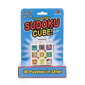 Sudoku Cube - Portable 18 Puzzle Classic Game for Family Fun