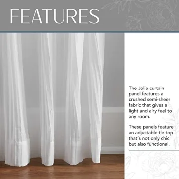 Elegant Elrene Semi-Sheer Window Curtain for All Decor