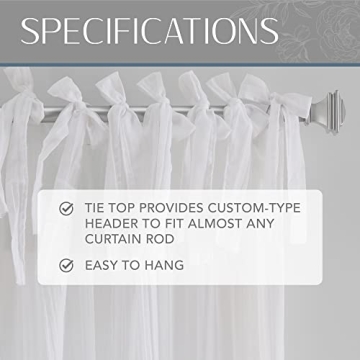 Elegant Elrene Semi-Sheer Window Curtain for All Decor