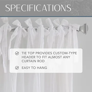 Elegant Elrene Semi-Sheer Window Curtain for All Decor