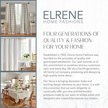 Elegant Elrene Semi-Sheer Window Curtain for All Decor