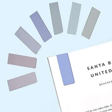 15 Pack Magnetic Bookmark, Magnetic Bookmarks Magnet Page Markers Assorted Book Markers for Book Lovers Teachers Students, Magnetic Page Clip Bookmarks for Men Women Kids, Classic Style