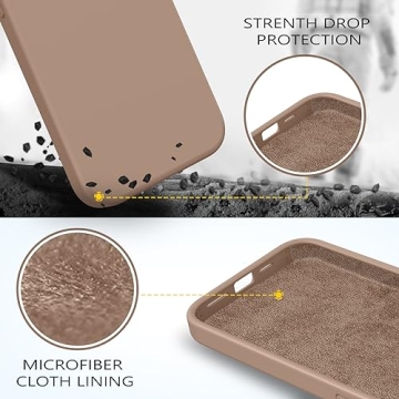 GUAGUA iPhone 15 Pro Silicone Case - Smart Protective Cover