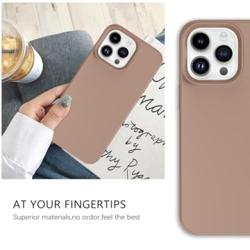 GUAGUA iPhone 15 Pro Silicone Case - Smart Protective Cover