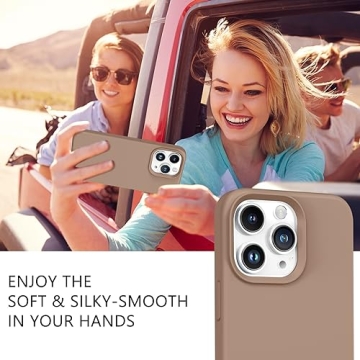 GUAGUA iPhone 15 Pro Silicone Case - Smart Protective Cover