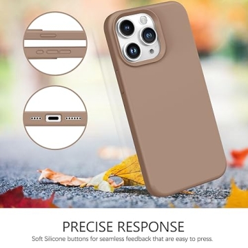 GUAGUA iPhone 15 Pro Silicone Case - Smart Protective Cover