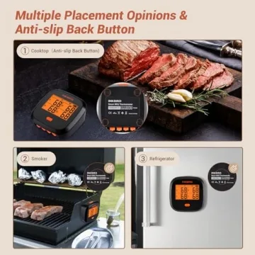 Inkbird WiFi Meat Thermometer IBBQ-4T for Smoker and Oven