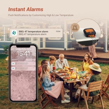 Inkbird WiFi Meat Thermometer IBBQ-4T for Smoker and Oven