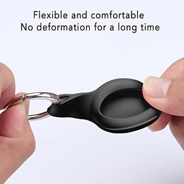 Stylish AirTag Case Keychain Holder - Protect Your AirTags