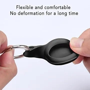 Stylish AirTag Case Keychain Holder - Protect Your AirTags