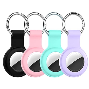 Stylish AirTag Case Keychain Holder - Protect Your AirTags