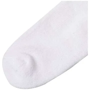 Champion mens Double Dry Moisture Wicking Logo 6 Or 12 Pack Crew Casual Sock, White Ankle C (6 Pack), US