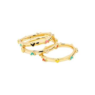 Kendra Scott Haven Ring Set of 3 for Women - Stunning Gold Rings