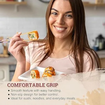 52USA Bamboo Chopsticks Gift Set - Eco-Friendly & Reusable