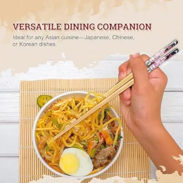 52USA Bamboo Chopsticks Gift Set - Eco-Friendly & Reusable